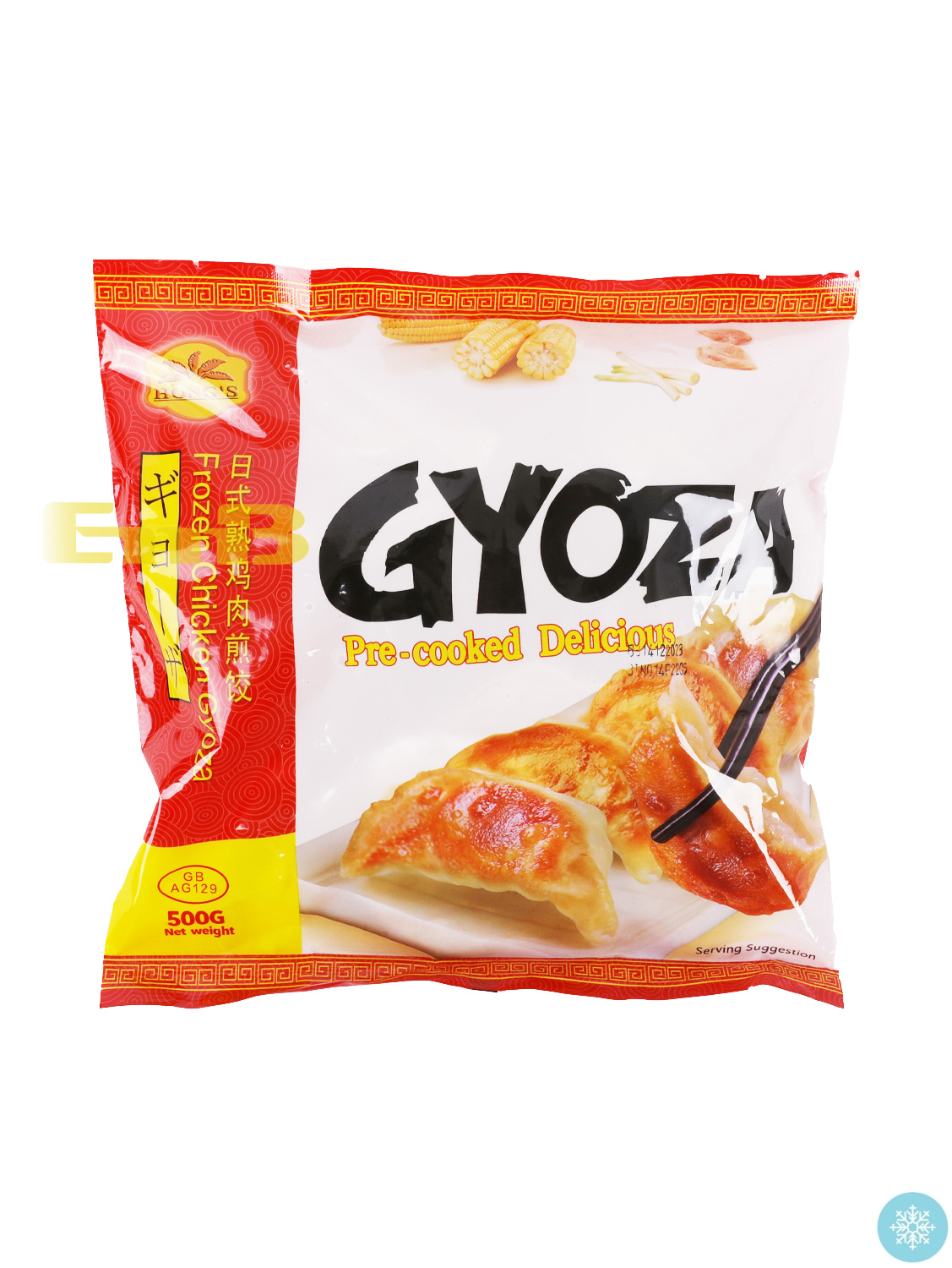 Gyoza de pollo HONGS 22-23 pcs.12/500g | EMBFOOD