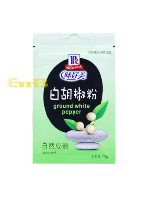 Pimienta blanca molida MC 36/10g | EMBFOOD