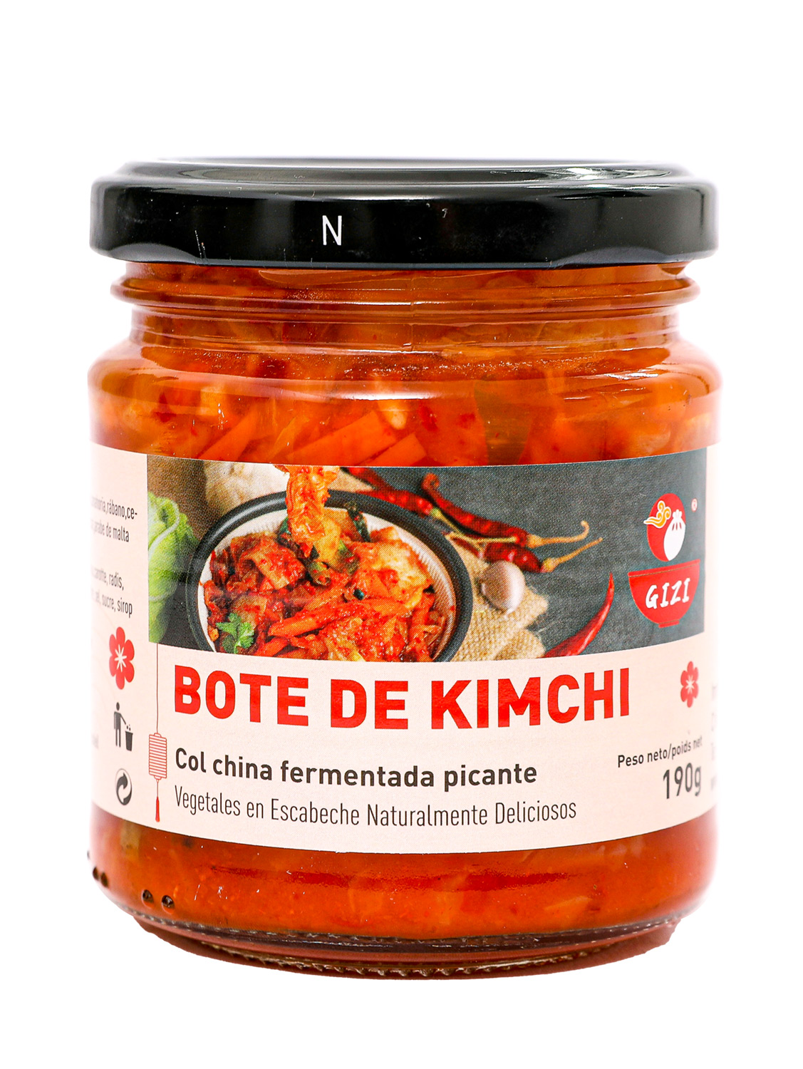 Kimchi coreano GIZI 12/190g | EMBFOOD