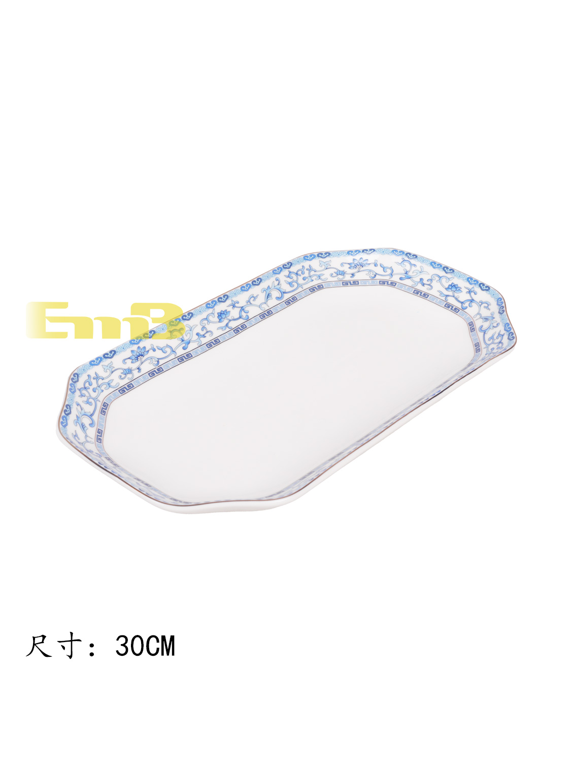 Plato largo 30cm YY 1*30 | EMBFOOD