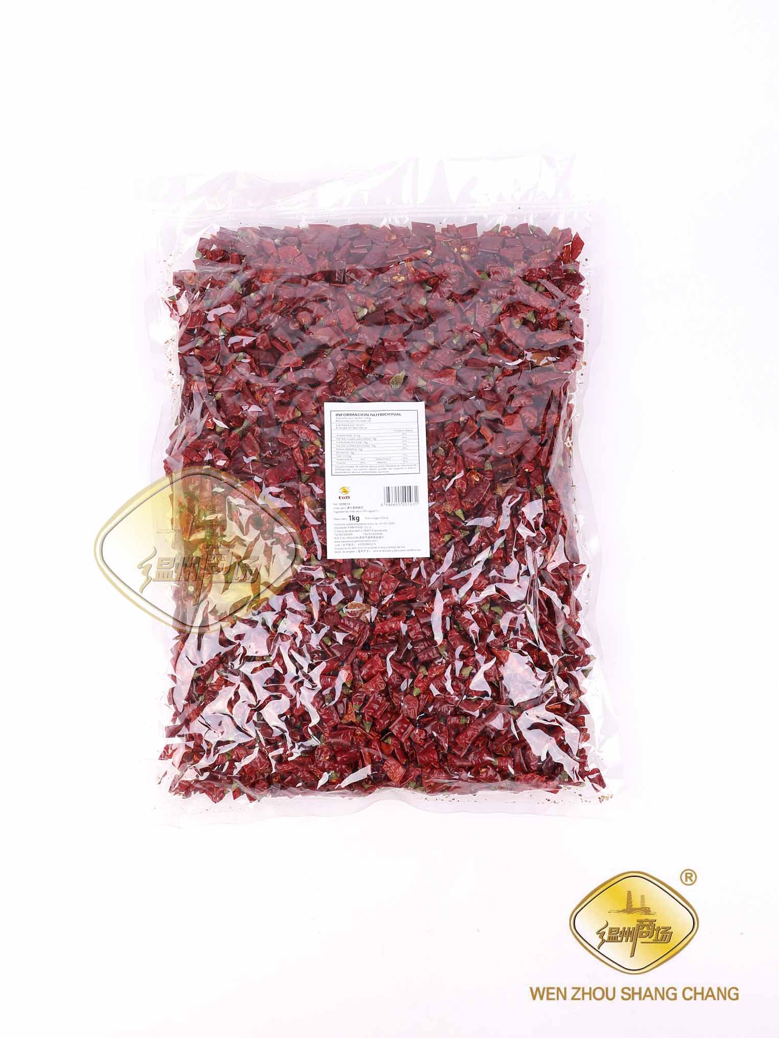 Chile seco cortado super picante 10/1kg | EMBFOOD