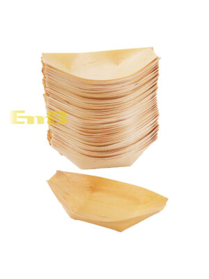 Barquito de madera 4.5" 50pcs ST | EMBFOOD