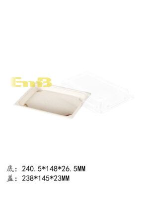 Envase sushi ECO BAMBÚ 23.5x14.5x1.8cm | EMBFOOD