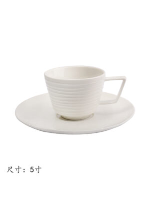 Vaso de cafe con plato 5" GM 1*60 | EMBFOOD
