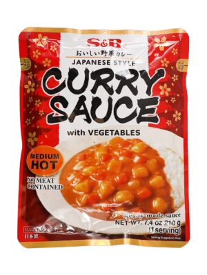 Pasta curry y vegetal S&B (med.) 10/210g | EMBFOOD