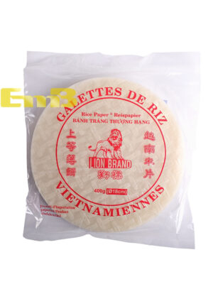 C10+1Papel de arroz LION 18cm 50/400g | EMBFOOD