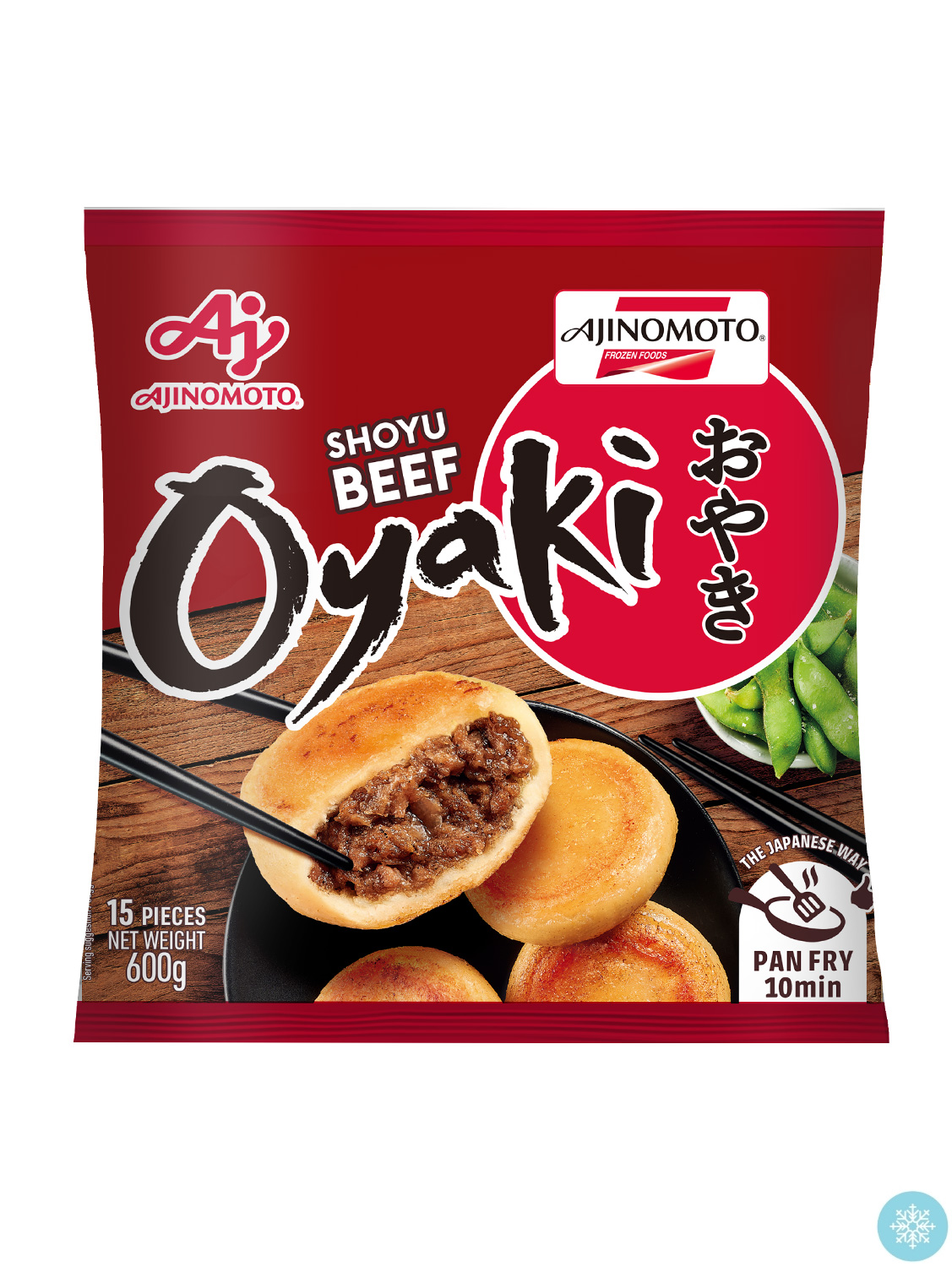 -10% AJINOMOTO冻日式酱油牛肉小馅饼15pcs 10/600g | EMBFOOD