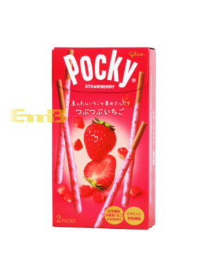 POCKY Fresa y chocolate GLICO 120/55g | EMBFOOD