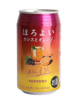 日本三得利和乐怡微醺气泡酒(黑醋栗柳橙味) 24/350ml 3％Vol | EMBFOOD