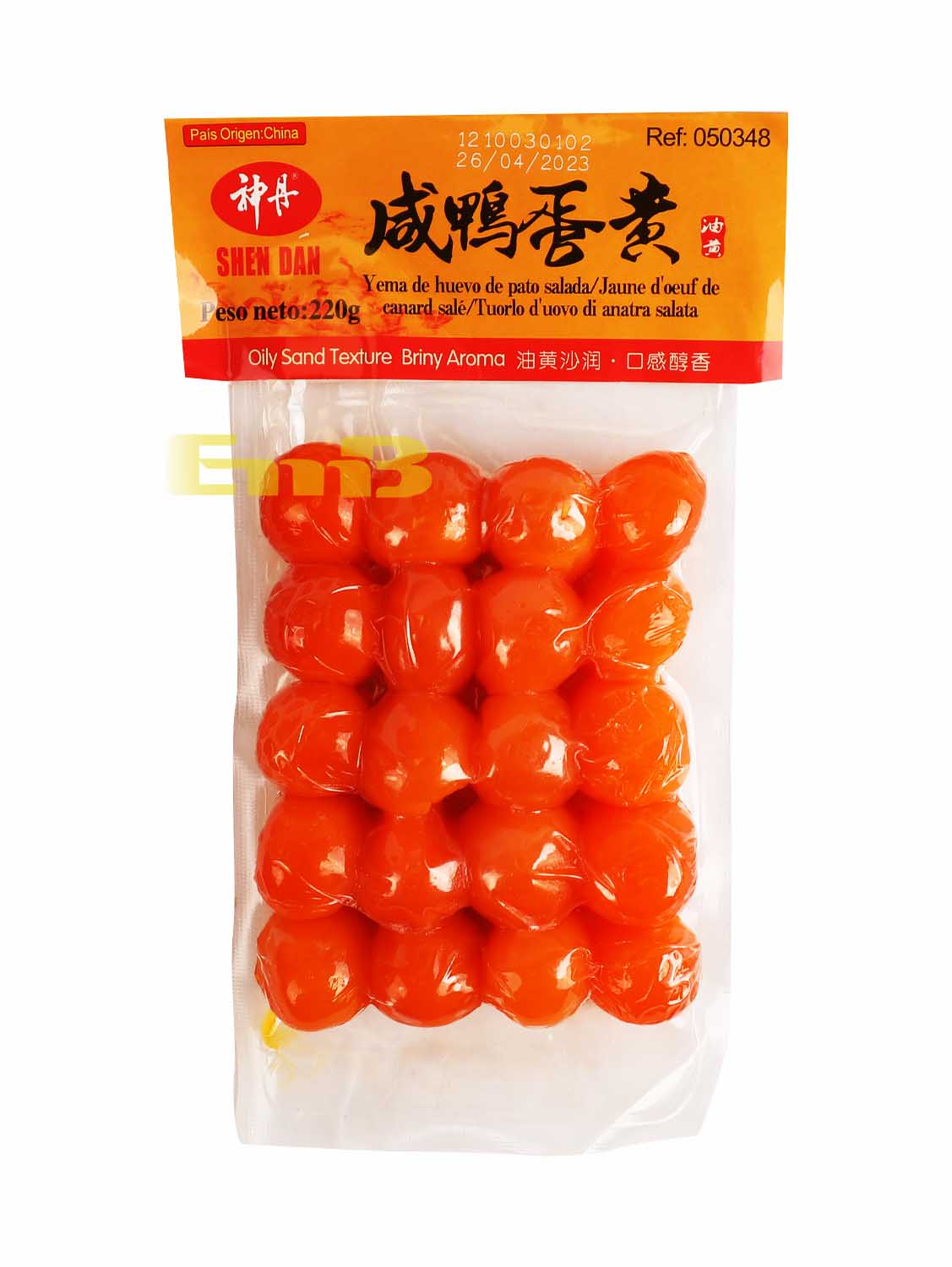 #整-神丹冰冻咸鸭蛋黄20枚装 30/220g | EMBFOOD