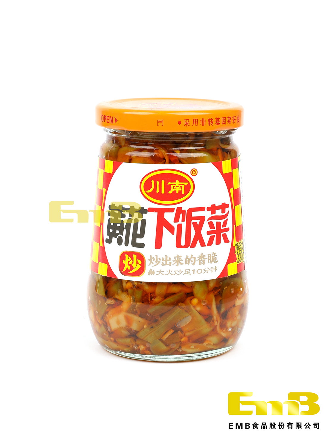 川南黄花下饭菜*瓶 12/330g | EMBFOOD