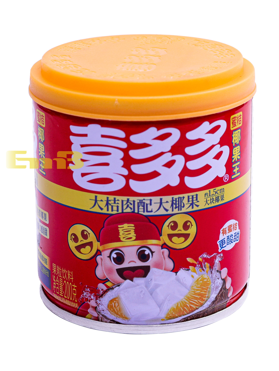 合并10+仙草-喜多多蜜橘味椰果王 15/200g | EMBFOOD