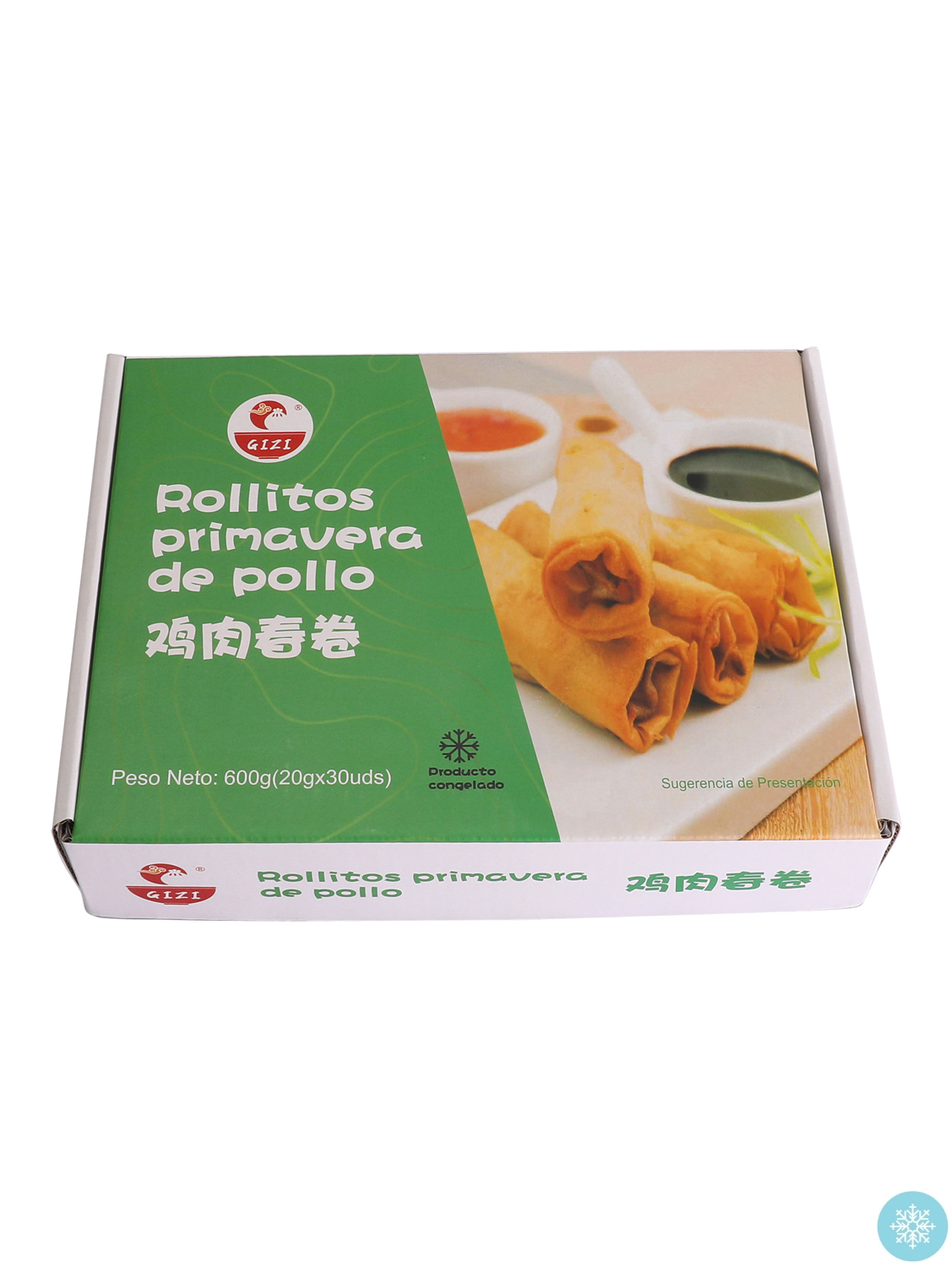GIZI冰冻鸡肉春卷*小盒 16/600g(30pcs) | EMBFOOD