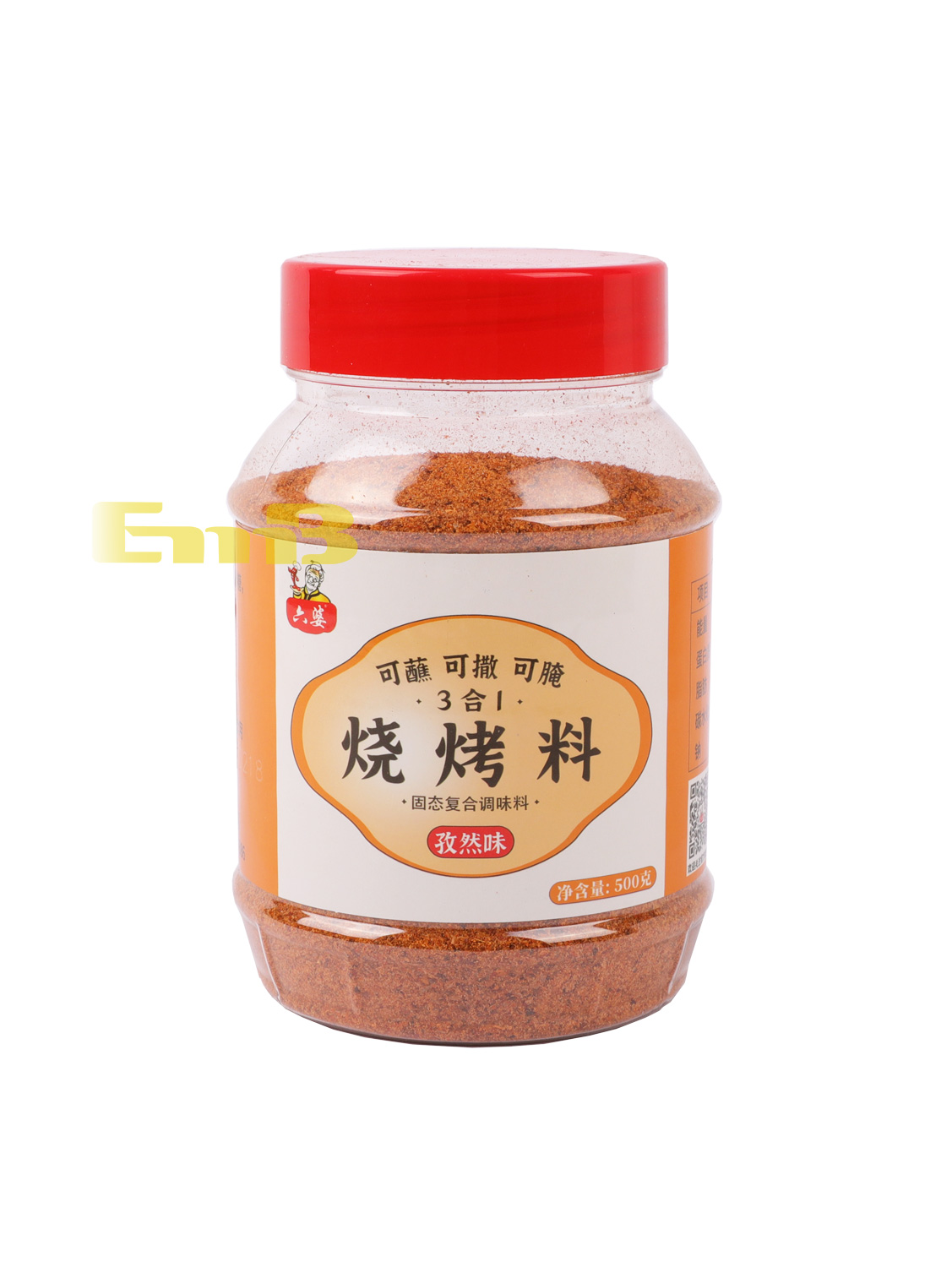*#六婆三合一孜然味烧烤料*瓶 12/500g | EMBFOOD