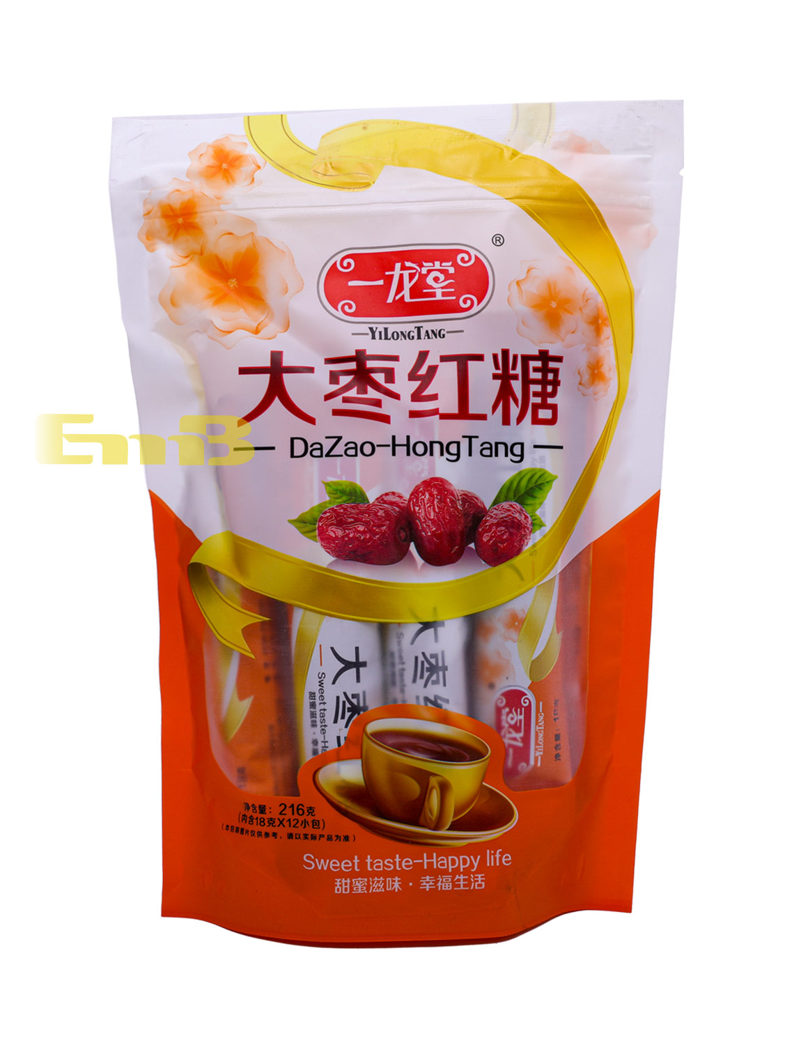 一龙堂大枣红糖 30/216g（18g*12小包） | EMBFOOD