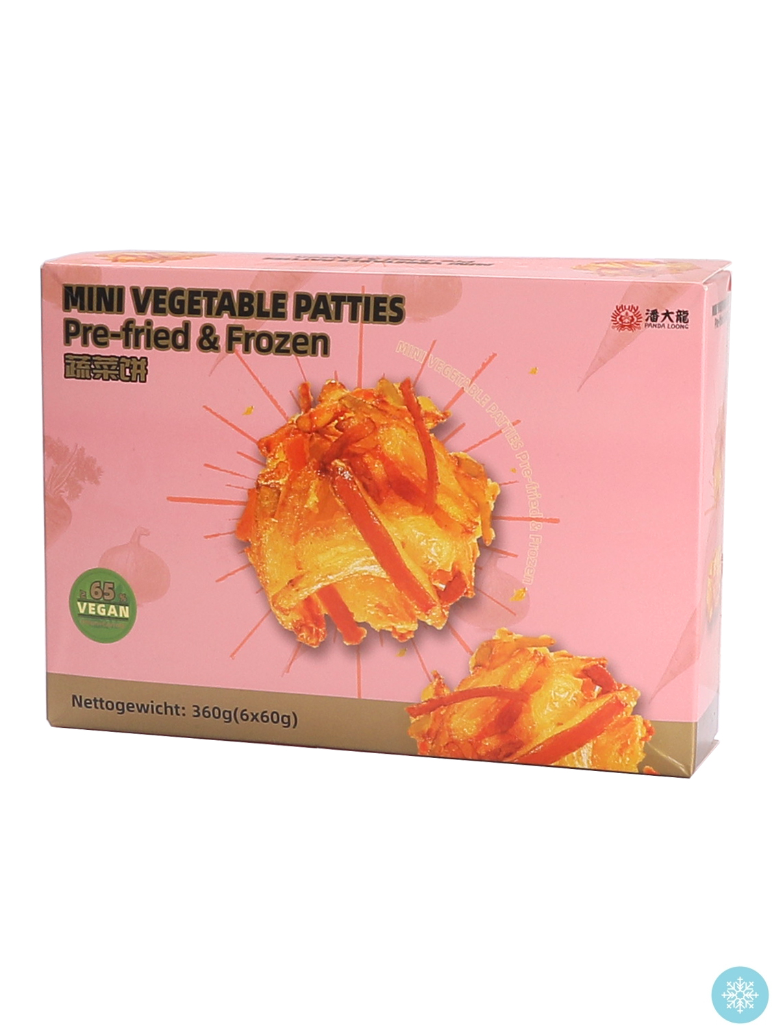 (合并5+1)潘大龙冰冻蔬菜饼 12/360g | EMBFOOD