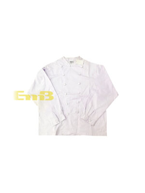 白色长袖工作服 M | EMBFOOD