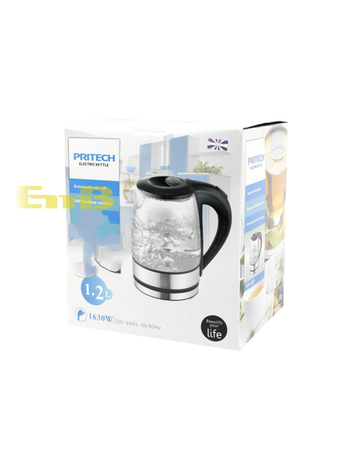 PRITECH电热水壶(玻璃) 12/1.2L KA-091 | EMBFOOD