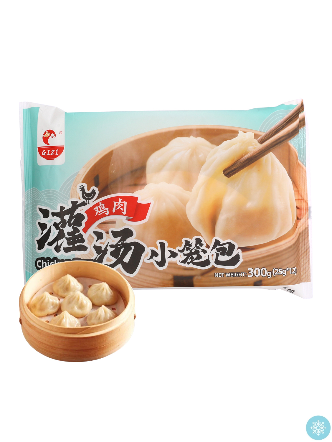50%GIZI灌汤鸡肉小笼包12个装 24/300g | EMBFOOD
