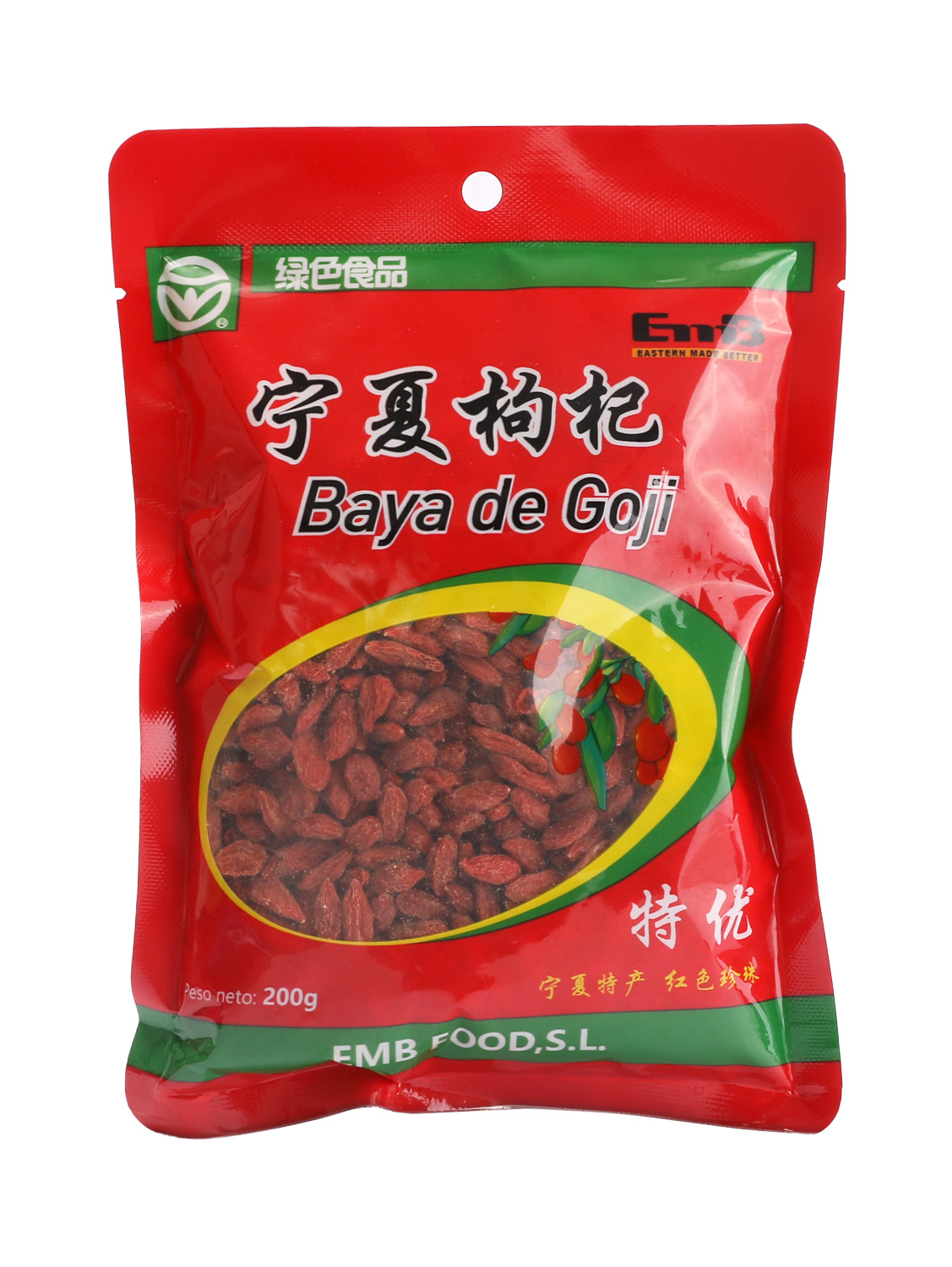 Bayas de goji EMB 50/200g | EMBFOOD