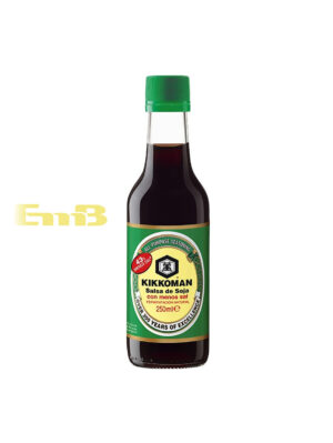 *#Salsa soja menos sal KIKKOMAN6/250ml | EMBFOOD