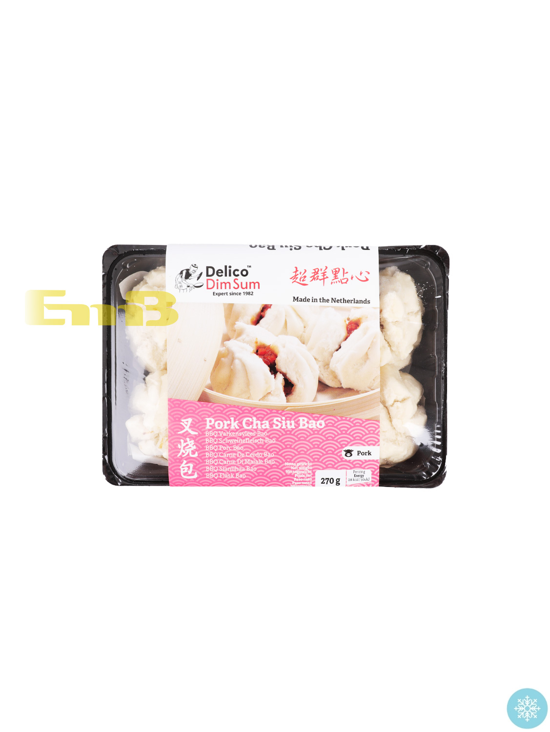 荷兰超群冰冻叉烧包 20/270g(6pcs) | EMBFOOD
