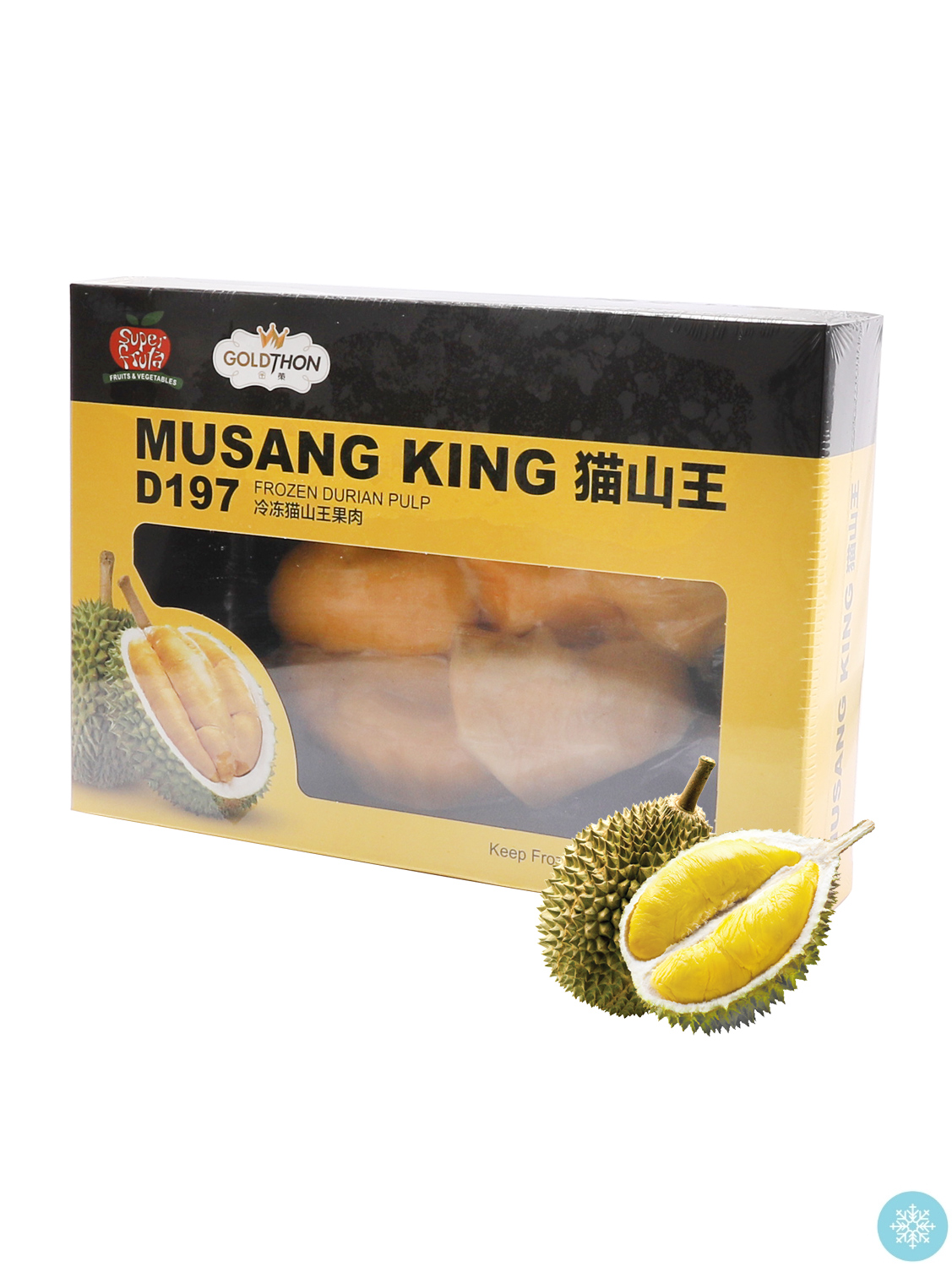 *#金荣冰冻猫山王榴莲肉 20/400g 泡沫箱 | EMBFOOD