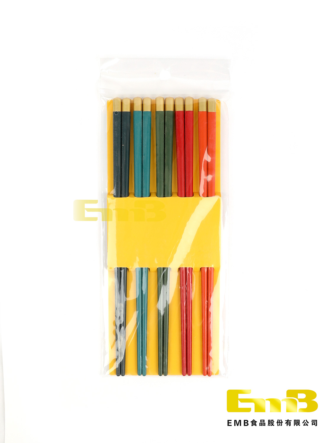 彩色合金分餐筷*五双装 1*100包 | EMBFOOD