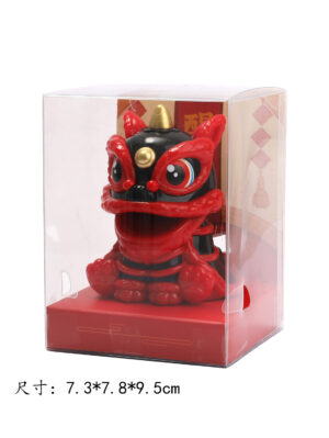 迷你舞狮(黑红) 1*144 7.3*7.8*9.5cm 6651 | EMBFOOD