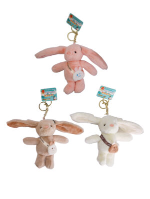 挂件*毛绒公仔挂件加香(小背包兔)4寸三色 1*360个 每包30个 | EMBFOOD