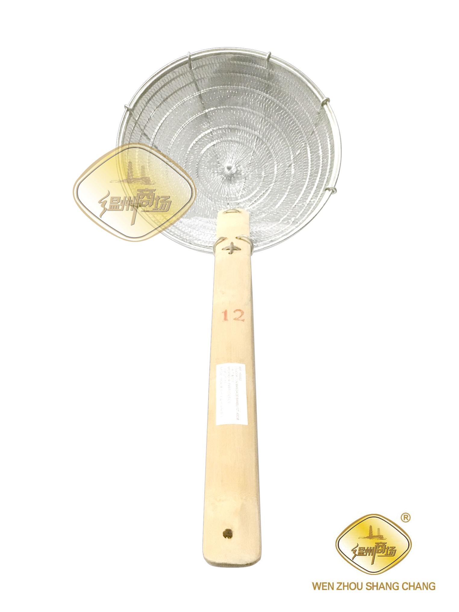 LM 精品竹柄笊篱 14寸34cm WJZ208 1*50 | EMBFOOD