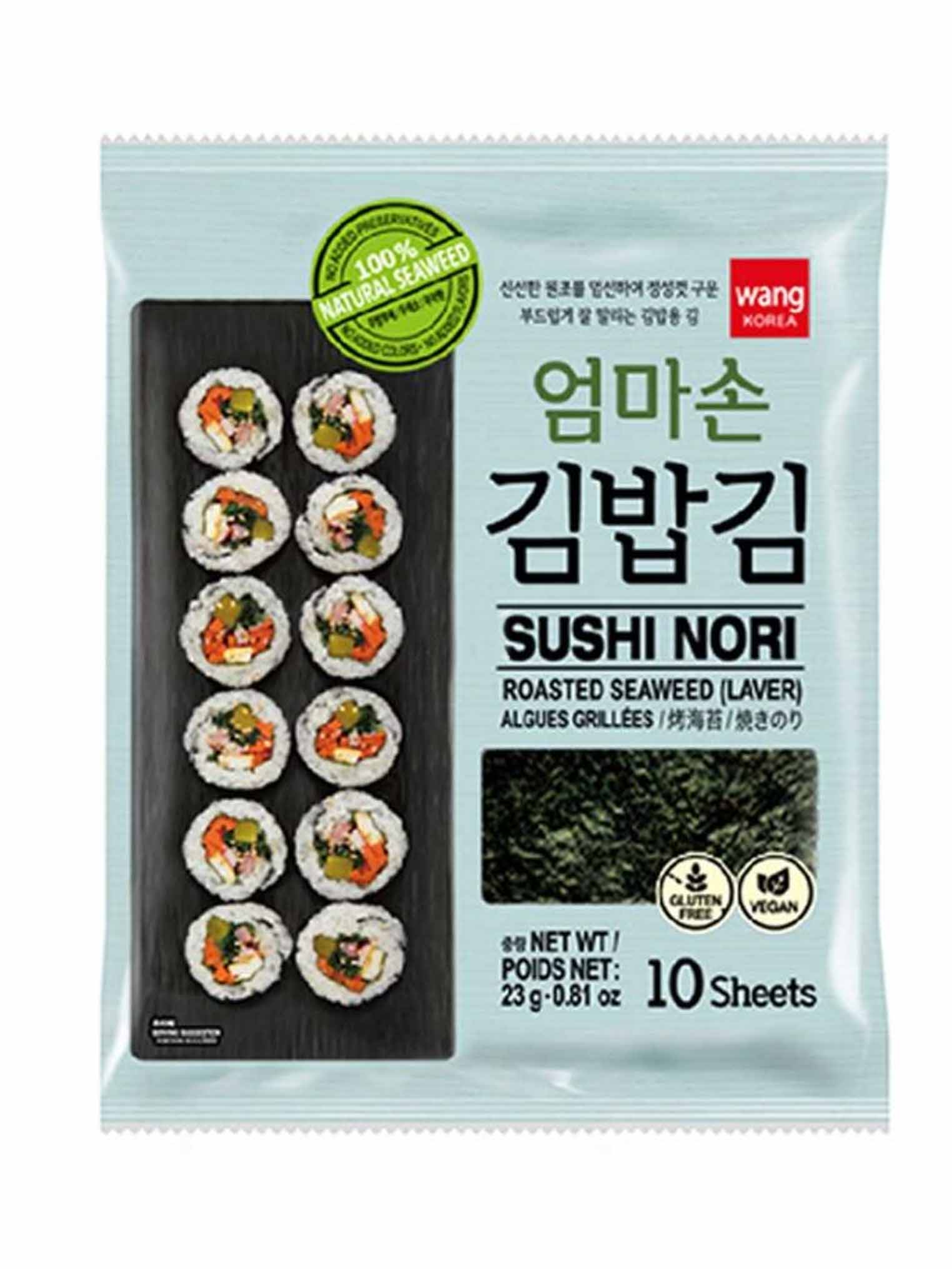 韩国WANG寿司紫菜10张 50/23g | EMBFOOD