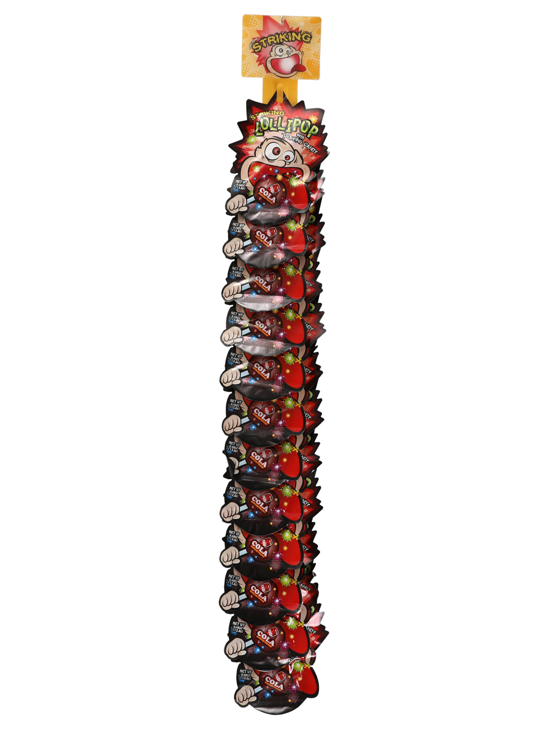 索劲爆炸棒棒糖(可乐味) (4*48u)192/13.8g | EMBFOOD