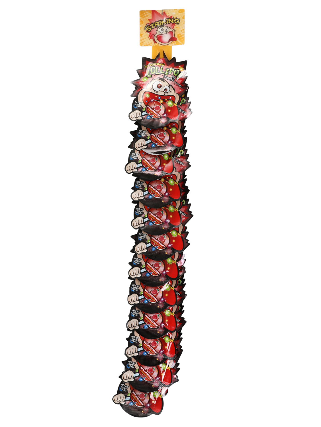 索劲爆炸棒棒糖(草莓味) (4*48u)192/13.8g | EMBFOOD