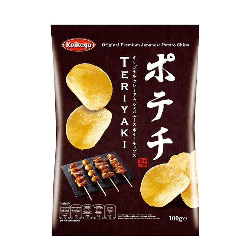 日本KOIKEYA湖牌日式烧烤薯片 12/100g | EMBFOOD