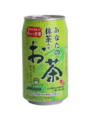日本三佳利抹茶绿茶饮料*罐 24/340ml SANGARIA | EMBFOOD