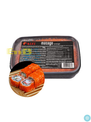 GIZI冰冻橙色鱼子Masago 12/500g | EMBFOOD