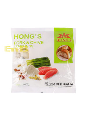 (整)HONGS鸿字冻猪肉韭菜锅贴 12/500g | EMBFOOD