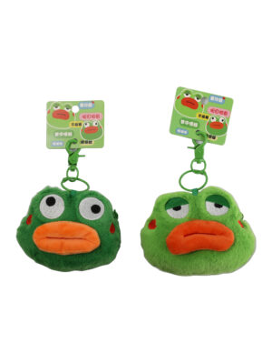 挂件*QG呆滞蛙零钱包-毛绒扣*两款 1*240个(20*12个) | EMBFOOD