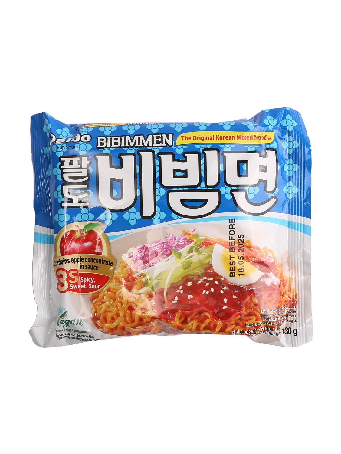 (合并10+1)韩国PALDO干拌面Bibimen 20/130g | EMBFOOD