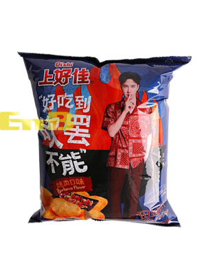 合并10+1(014058虾条) 上好佳田园薯片(烤肉味) 20/50g | EMBFOOD