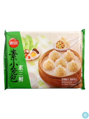 思念素三鲜素小笼包 12/450g | EMBFOOD