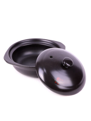 KS康舒21号双耳黑色砂锅600ml 1*16 7寸电陶炉可用 | EMBFOOD