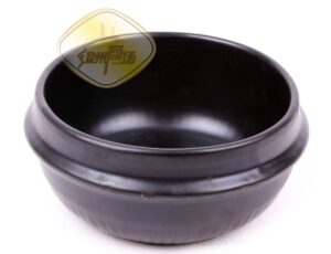 KS康舒123号黑色石锅砂锅1.1L 1*24 7寸电炉可用 | EMBFOOD