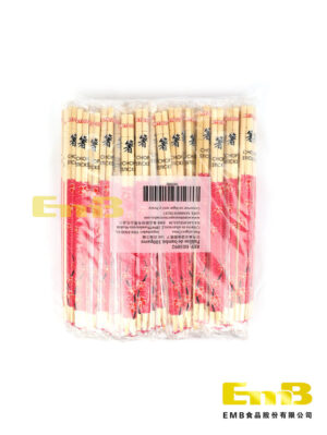 合并10+1红色单双袋装圆筷子 30/100双 20cm*5.5mm | EMBFOOD