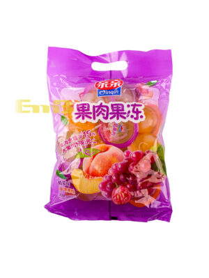 亲亲果肉果冻(葡萄+黄桃) 12/520g | EMBFOOD
