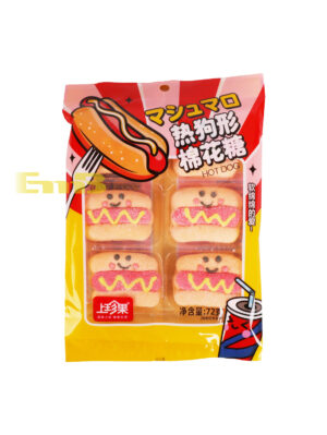 上珍果热狗形棉花糖 40/72g | EMBFOOD
