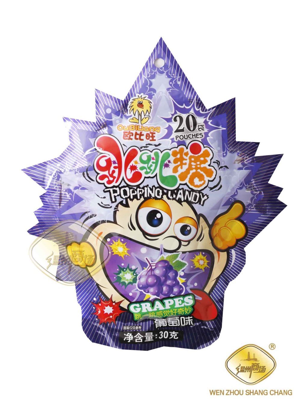欧比旺跳跳糖(葡萄味) 72/30g | EMBFOOD