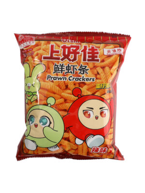 合并10+1(014058虾条) 上好佳鲜虾条(辣味) 20/40g | EMBFOOD
