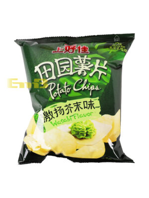 合并10+1(014058虾条) 上好佳田园薯片(激扬芥末味) 20/50g | EMBFOOD
